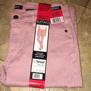 High rise Soft stretchy denim ankle pant Buffalo David Bitton 8/29 BNWT